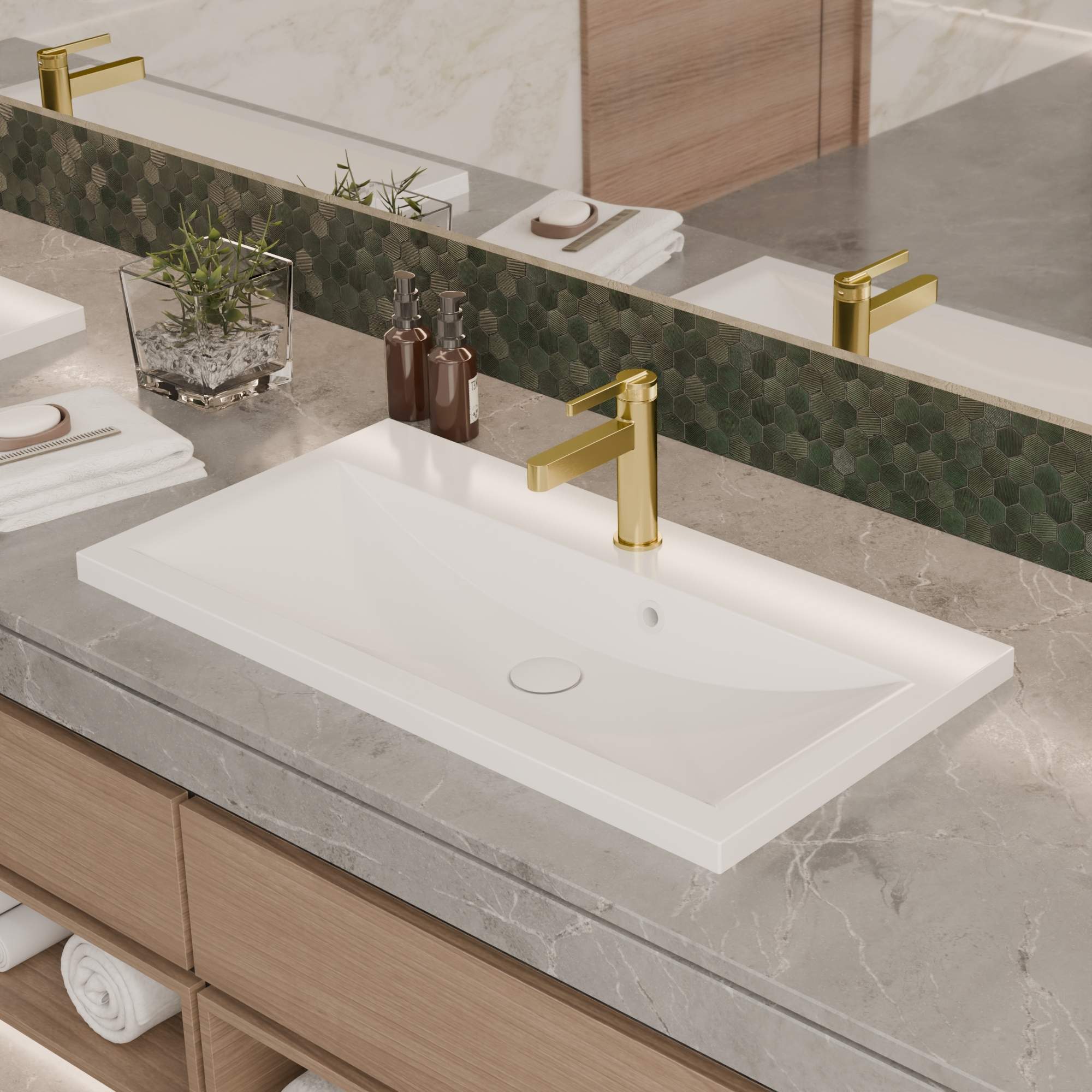 Bateria umywalkowa AUREVO